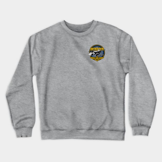 A-6 Intruder (Small logo) Crewneck Sweatshirt by Tailgunnerstudios